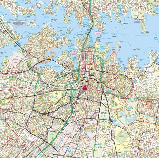 Sydney streets map