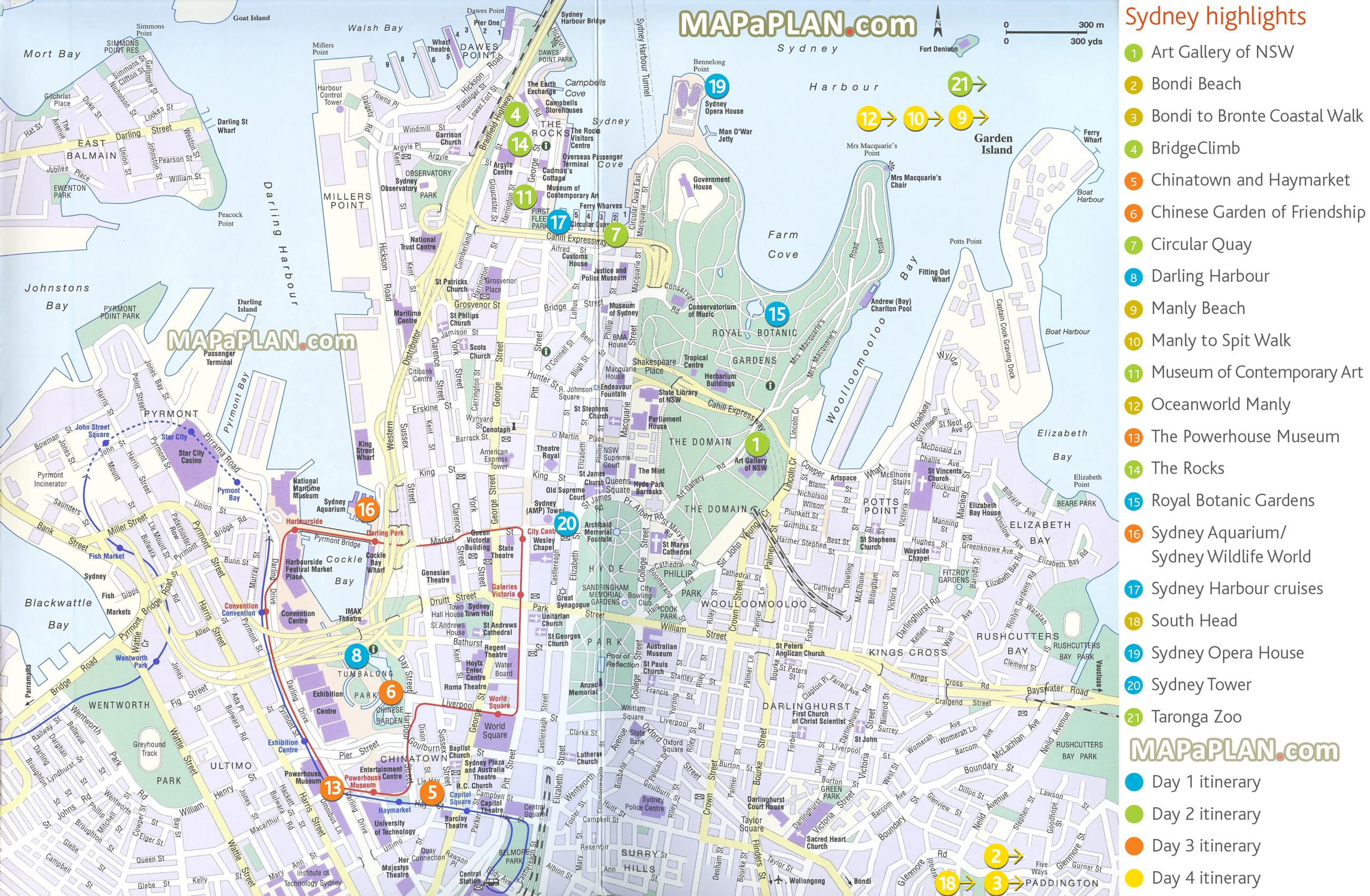 map-of-sydney-tourist-attractions-and-monuments-of-sydney