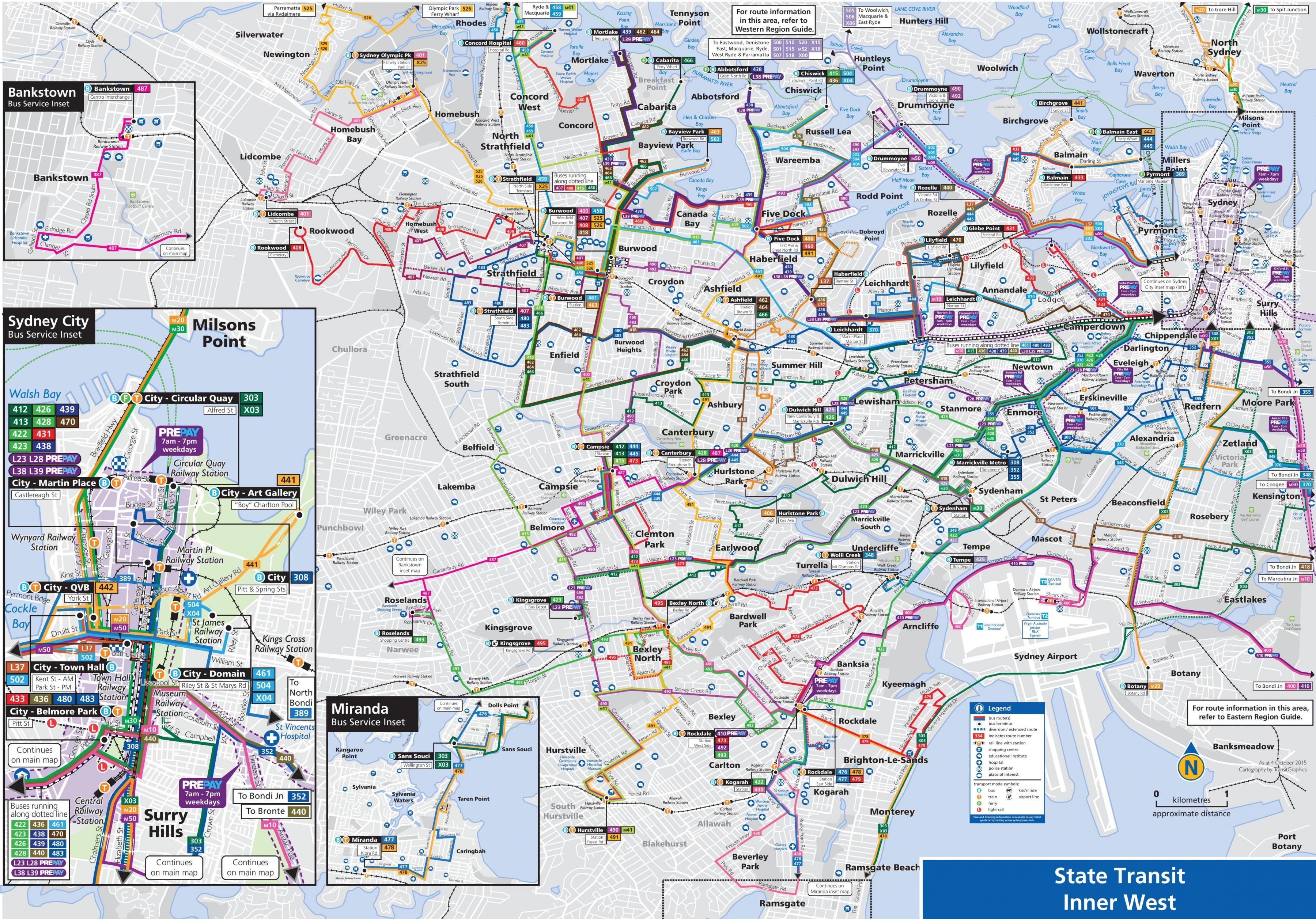 Sydney Bus Map 